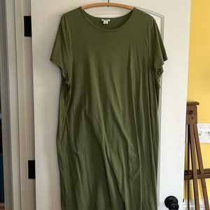 J.Crew Simple cotton shirt dress. Worn once.